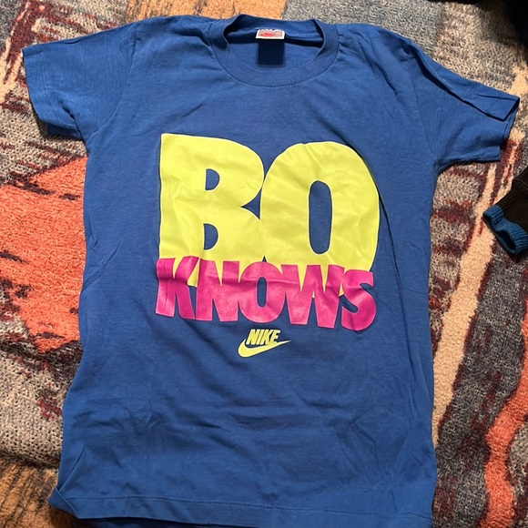 Nike | Shirts | 9s Vintage Bo Knows Nike T Shirt | Poshmark